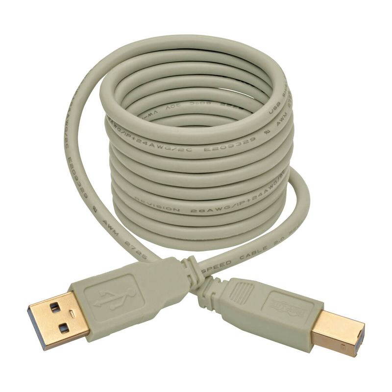 Tripp-Lite-U022-006-BE-cavo-USB-USB-1.1-18-m-USB-A-USB-B-Beige