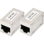 Digitus Accoppiamento modulare CAT 6A schermato - 2 pezzo (CAT 6A MOD COUP SHIELD 2X - FULL SHIELD RJ45 TO RJ45)