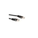 Act Cavo patch UTP CAT5E ACT nero da 1 metro con connettori RJ45