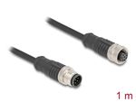 Delock-M12-Kabel-A-kodiert-8-Pin-Stecker-zu-Buchse-PVC-1-m--80803-