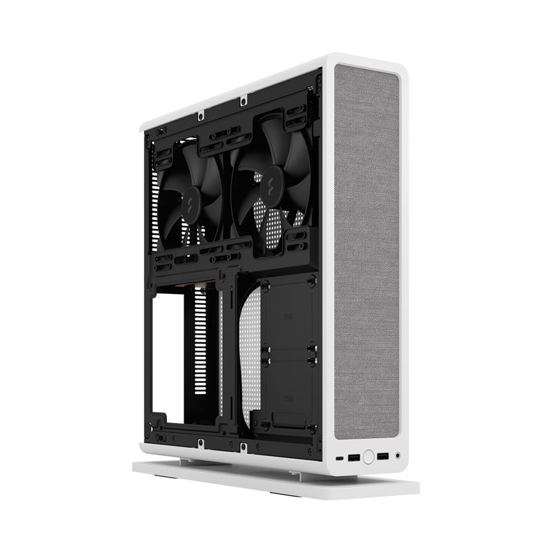 Fractal-Design-Ridge-White-SFF-Console-Type-Case-Mini-ITX-Requires-SFX-SFX-L-PSU-2-Fans-PCIe-4.0-Riser-Card-USB-C-Horizo