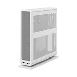 Fractal-Design-Ridge-White-SFF-Console-Type-Case-Mini-ITX-Requires-SFX-SFX-L-PSU-2-Fans-PCIe-4.0-Riser-Card-USB-C-Horizo