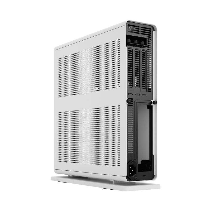 Fractal-Design-Ridge-White-SFF-Console-Type-Case-Mini-ITX-Requires-SFX-SFX-L-PSU-2-Fans-PCIe-4.0-Riser-Card-USB-C-Horizo