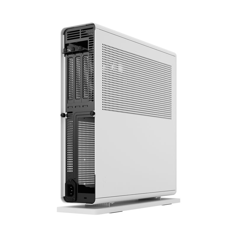 Fractal-Design-Ridge-White-SFF-Console-Type-Case-Mini-ITX-Requires-SFX-SFX-L-PSU-2-Fans-PCIe-4.0-Riser-Card-USB-C-Horizo