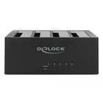 DeLOCK 63930 docking station per unità di archiviazione USB 3.2 Gen 1 (3.1 Gen 1) Type-B Nero