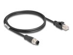 Delock-M12-Kabel-A-kodiert-8-Pin-Stecker-zu-RJ45-PVC-1-m--80809-