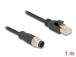 Delock-M12-Kabel-A-kodiert-8-Pin-Stecker-zu-RJ45-PVC-1-m--80809-