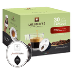 LOLLO CAFFÈ - PASSIONEDOLCE NERO - Box 30 CAPSULE COMPATIBILI DOLCE GUSTO da 7.5g