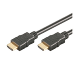 M-Cab 7003020 cavo HDMI 2 m HDMI tipo A Standard Nero (HDMI CABLE 4K30HZ 2M BLACK - UHD 3D 2160P HI-SPEED W/E)