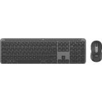 Logitech MK950 Signature Slim tastiera Mouse incluso Ufficio RF senza fili + Bluetooth QWERTY US International Grafite