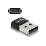 DeLOCK Adattatore USB 2.0 da USB Tipo-A maschio a USB Type-C femmina nero