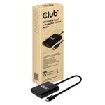 Club3D Eingnge 1x USB 3.1 Gen1 Typ-C Stecker  Ausgnge 2x DisplayPort 1