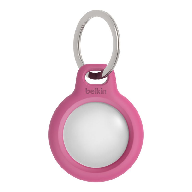 Belkin-Secure-Holder-Airtag-con-Portachiavi---Rosa