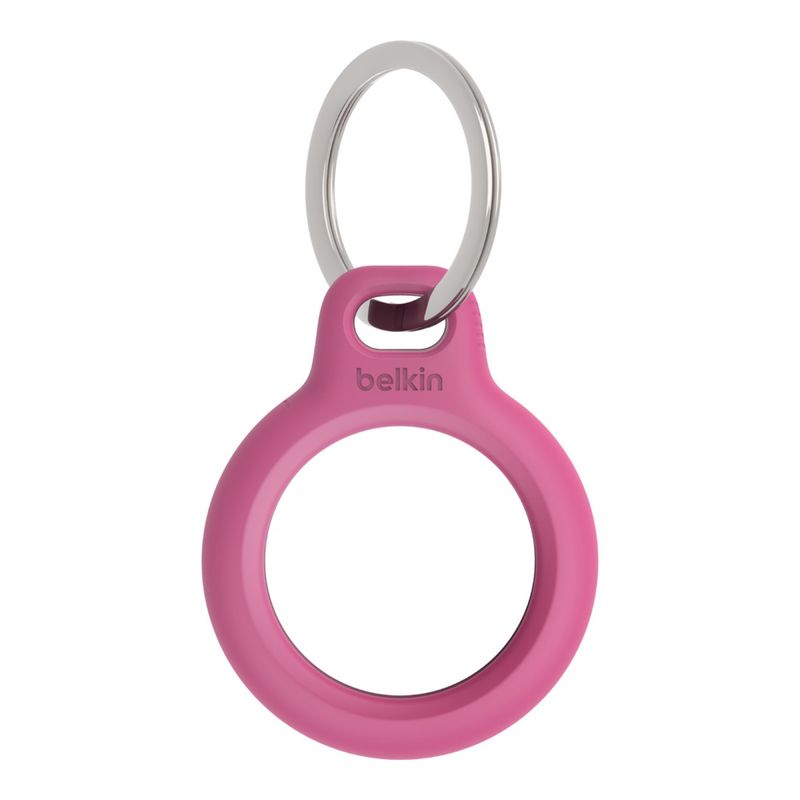 Belkin-Secure-Holder-Airtag-con-Portachiavi---Rosa