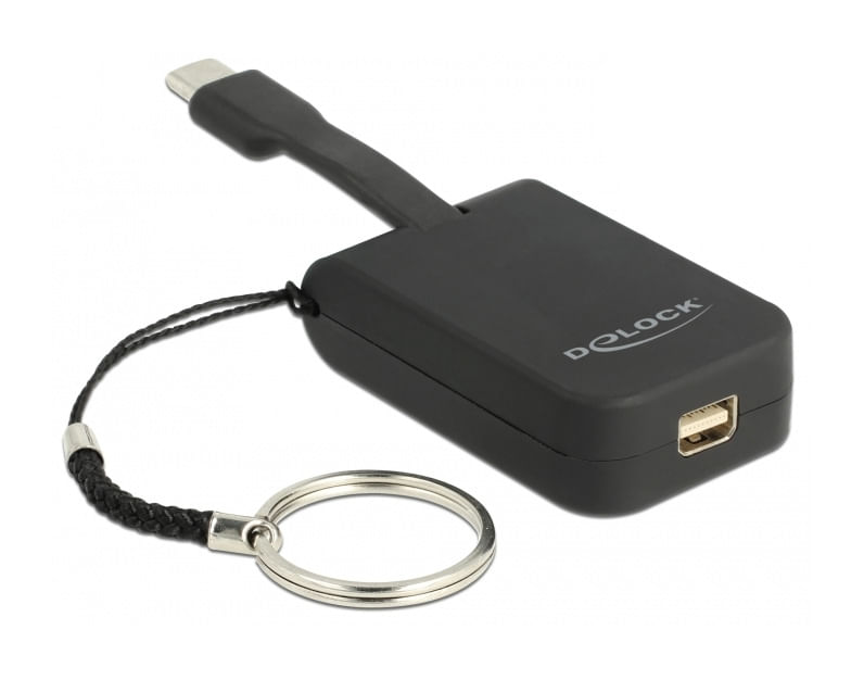 Delock-Adattatore-USB-Type-C-a-mini-DisplayPort--DP-Alt-Mode--4K-60-Hz---portachiavi