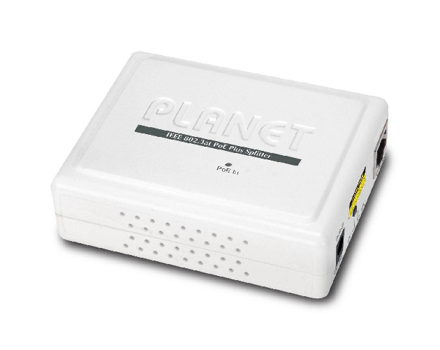 PLANET-POE-161S-divisore-di-rete-Bianco-Supporto-Power-over-Ethernet-PoE--Gigabit-IEEE802.3at-High---Power-PoE-Splitter-