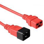 Microconnect PE2019R09 cavo di alimentazione Rosso 09 m Accoppiatore C20 Accoppiatore C19 (Red power cable C20-F to - C1