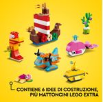 LEGO-Classic-11018-Divertimento-Creativo-sull’Oceano-Giocattoli-Creativi-per-Bambini-di-4--Anni-Mattoncini-da-Costruzione