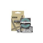 Epson LK-6TWJ Trasparente Bianco (Epson LK-6TWJ White on Matte Clear Tape Cartridge 24mm - C53S672070)