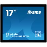 Iiyama ProLite TF1734MC-B7X Monitor PC 43,2 cm (17") 1280 x 1024 Pixel SXGA LED Touch screen Nero