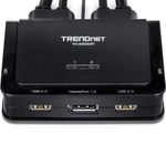 Trendnet-TK-220DPI-switch-per-keyboard-video-mouse-kvm-Nero--2-PORT-4K-DISPLAYPORT-KVM---SWITCH-