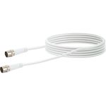 Schwaiger KDSK50 042 cavo coassiale 5 m F bianco (KDSK50042)