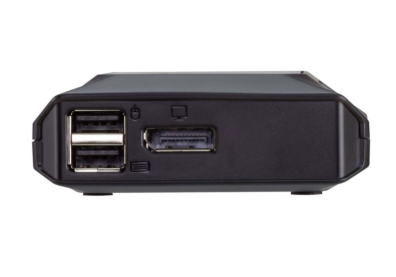 ATEN-Switch-KVM-DisplayPort-4K-USB-C-a-2-porte-con-selettore-di-porte-remoto