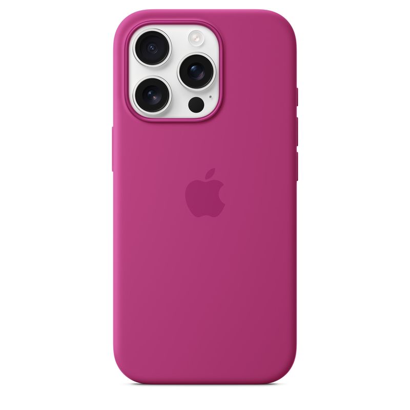 iPhone-16-Pro-Silicone-Case-with-MagSafe---Fuchsia