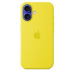 Apple Custodia MagSafe in silicone per iPhone 16 - Giallo carambola (iPhone16 Silicone Case with MagSafe - Star Fruit)