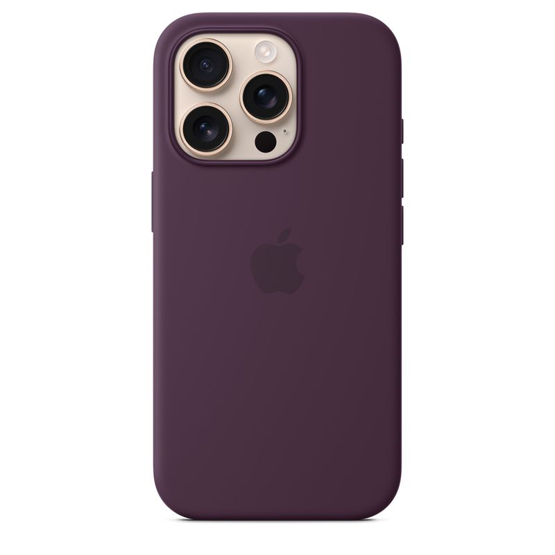 Apple-Custodia-MagSafe-in-silicone-per-iPhone-16-Pro---Prugna--iPhone-16-Pro-Si-Case-Plum-