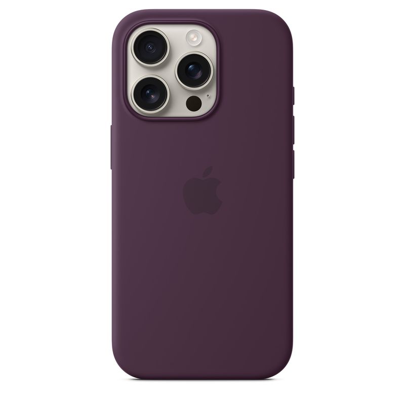 Apple-Custodia-MagSafe-in-silicone-per-iPhone-16-Pro---Prugna--iPhone-16-Pro-Si-Case-Plum-