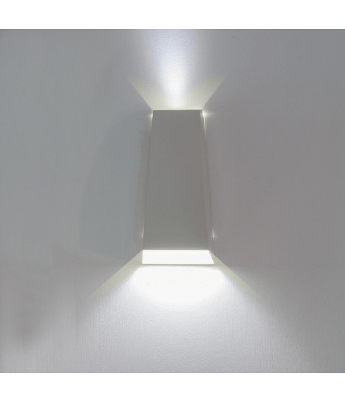 Wisdom-applique Led A Parete Con Doppia Emissione Luminosa 6w Luce 6500k 4000k Xc-9042 - -bianco Naturale      -