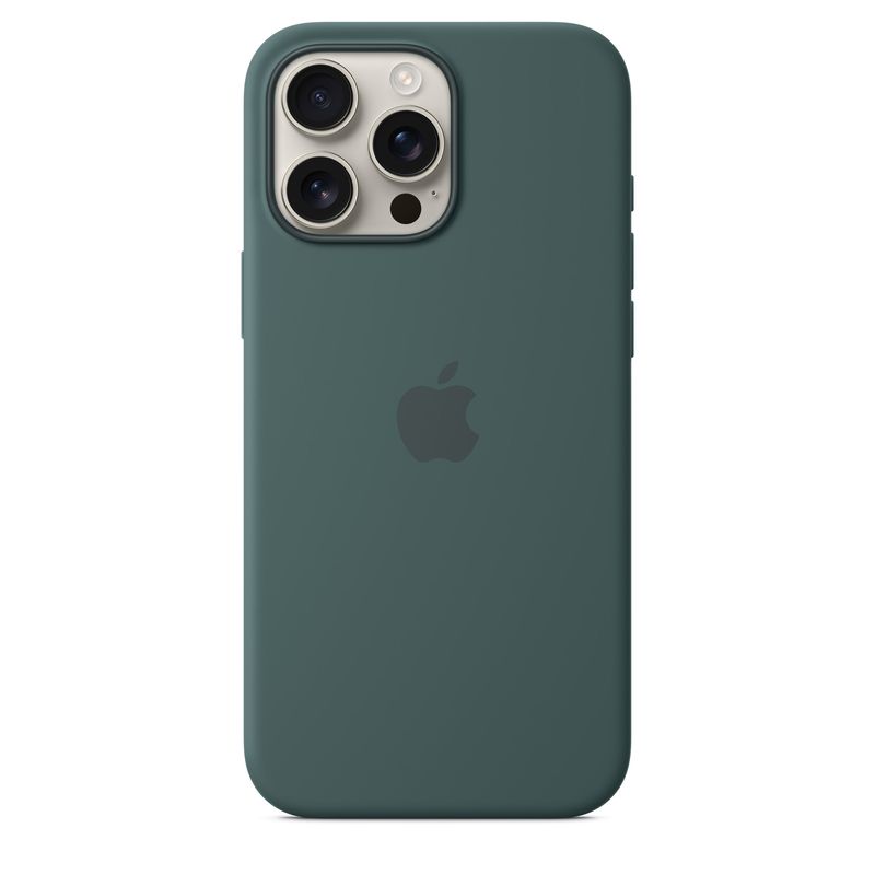 Apple-MA7V4ZM-A-custodia-per-cellulare-175-cm-6.9-Cover-Verde--IPHONE16-PRO-MAX-SILICONE-CASE---WITH-MAGSAFE-LAKE-GREEN-