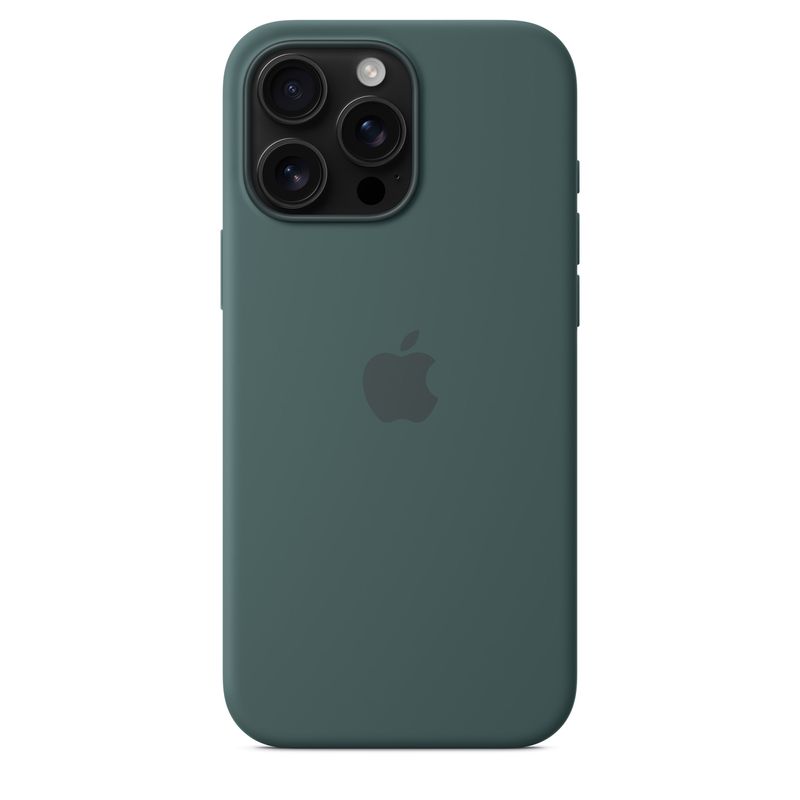 Apple-MA7V4ZM-A-custodia-per-cellulare-175-cm-6.9-Cover-Verde--IPHONE16-PRO-MAX-SILICONE-CASE---WITH-MAGSAFE-LAKE-GREEN-