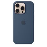 Apple Custodia MagSafe in silicone per iPhone 16 Pro - Denim (iPhone 16 Pro Si Case Denim)