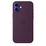 Apple Custodia MagSafe in silicone per iPhone 16 Plus - Prugna (iPhone 16 Plus Silicone Case with MagSafe - Plum)