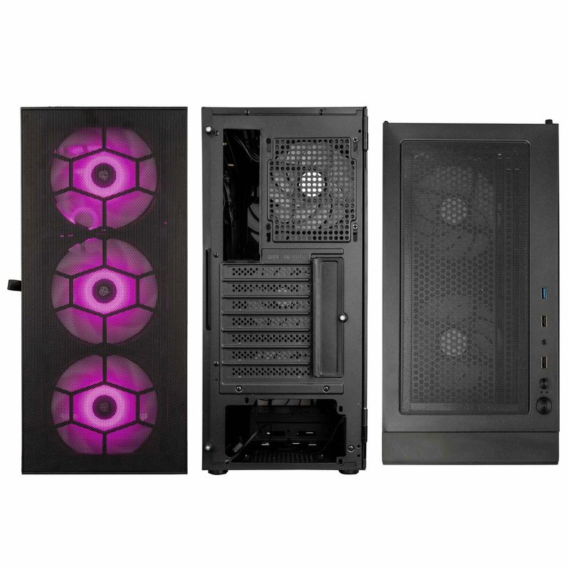 Kolink-OBSERVATORY-HF-MB-computer-case-Midi-Tower-Nero--Kolink-Observatory-HF-Mesh-ARGB-Midi-Tower-Case---Black-