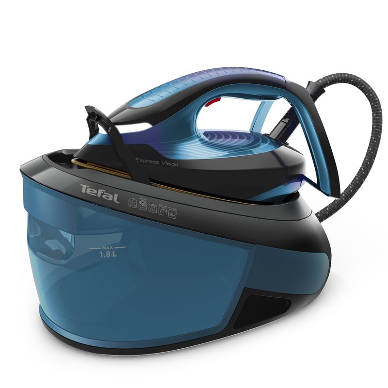 Tefal-Express-Vision-SV8151-2800-W-18-L-Durilium-AirGlide-Autoclean-soleplate-Blu-Nero