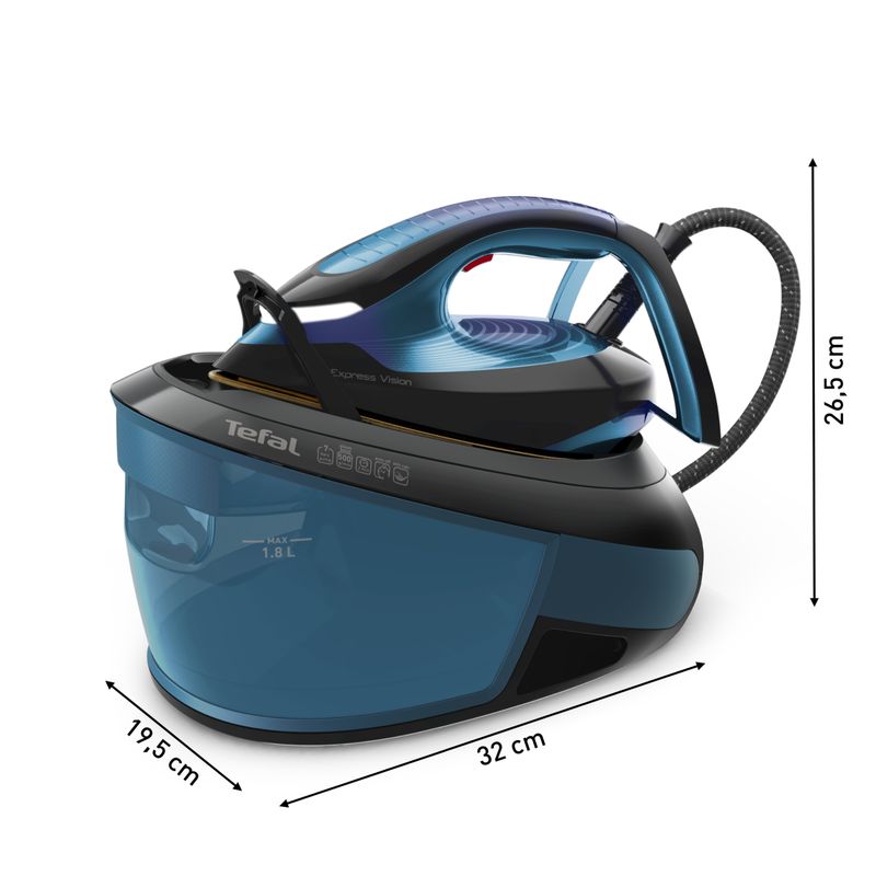 Tefal-Express-Vision-SV8151-2800-W-18-L-Durilium-AirGlide-Autoclean-soleplate-Blu-Nero