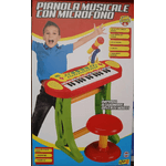 PIANOLA MUSICALE CON SGABELLO