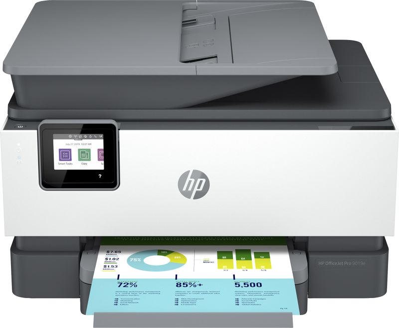 HP-OfficeJet-Pro-9019e-22A59B-Stampante-Multifunzione-a-Getto-d-Inchiostro-A4-a-Colori-Fronte-e-Retro-Automatico-22-ppm-Wi-Fi-HP-Smart-6-Mesi-di-Inchiostro-Instant-Ink-Inclusi-con-HP--Nera