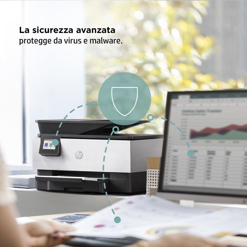 HP-OfficeJet-Pro-9019e-22A59B-Stampante-Multifunzione-a-Getto-d-Inchiostro-A4-a-Colori-Fronte-e-Retro-Automatico-22-ppm-Wi-Fi-HP-Smart-6-Mesi-di-Inchiostro-Instant-Ink-Inclusi-con-HP--Nera