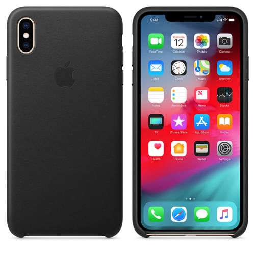 iPhone-XS-Max-Leather-Case---Black