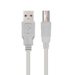 Nanocable-10.01.0102-Cavo-USB-1-m-USB-2.0-USB-A-USB-B-Beige