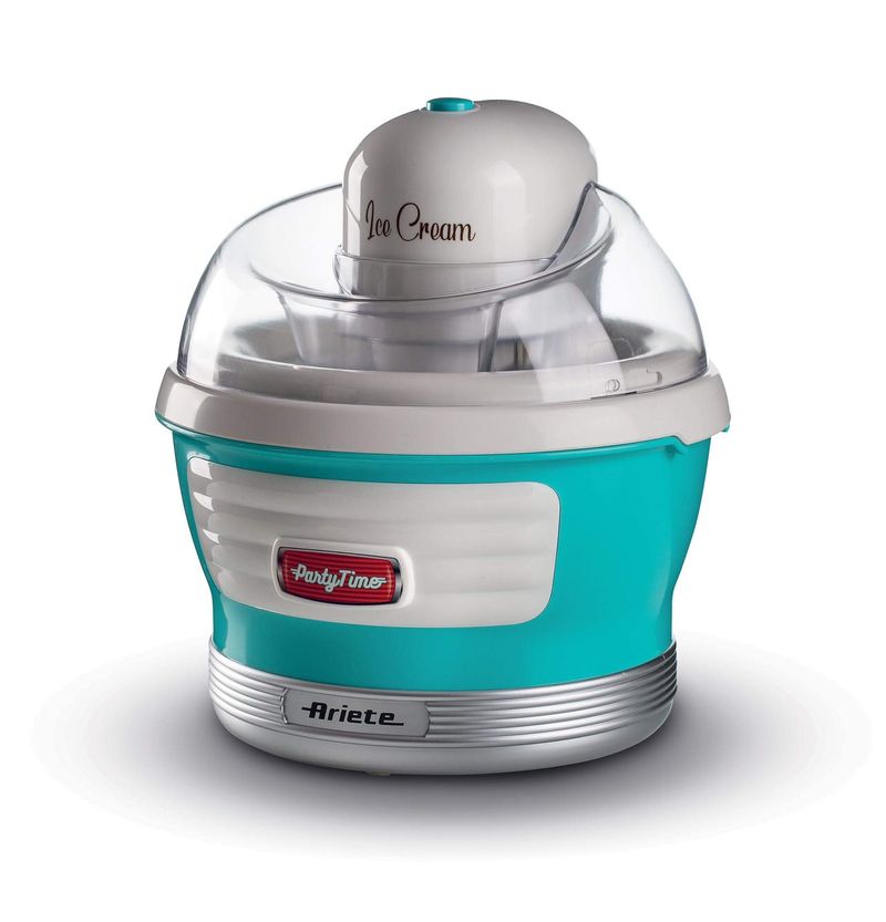 Ariete-643-Ice-Cream-Maker-Party-Time-Macchina-per-fare-il-gelato-12W-Capacita-15-L-Spatola-di-miscelazione-Tempo-preparazione-30-minuti-Coperchio-per-aggiunta-ingredienti-Azzurro