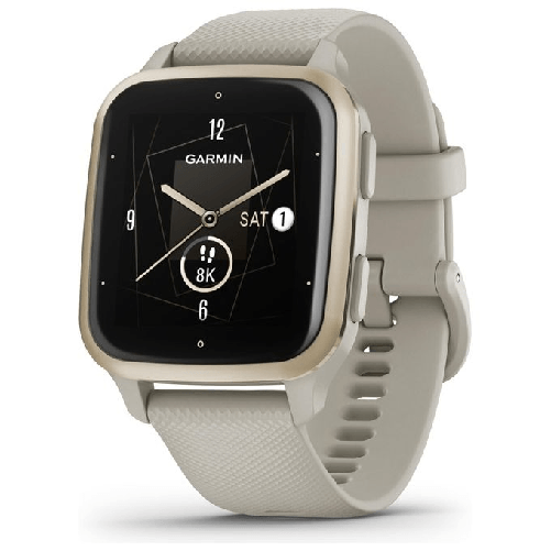 Garmin-Venu-Sq-2---Music-Smartwatch-Display-14--AMOLED-GPS-Cardio-SpO2-25--App-Sport---Fitness-Garmin-Pay-Musica-Spotify-Deezer-Amazon-Music-Autonomia-11-giorni--Cream-Gold---French-Gray-