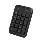 2direct LogiLink ID0201 tastierino numerico Computer portatile Bluetooth Nero