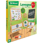 LAVAGNA IN LEGNO DOUBLE FACE 56.5*107*46 CM