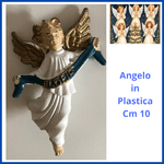 Angelo presepe artigianale angeli  cm 10 in plastica addobbi di natale decorazioni natalizie vintage creazioni natalizie fai da te da appendere