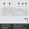 Logitech-MK295-Kit-Mouse-e-Tastiera-Wireless-Tecnologia-Silenttouch-Tastierino-Numerico-Tasti-Scelta-Rapida-Tracciamento-Ottico-Ricevitore-USB-Nano-Layout-Italiano-Qwerty-Bianco